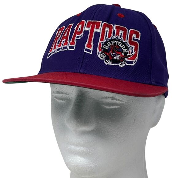 Toronto Raptors Baseball Hat Cap Adidas NBA Basketball 6 Panel Snapback Purple - Picture 1 of 14